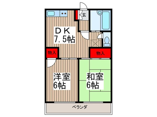 ドミール白幡の物件間取画像